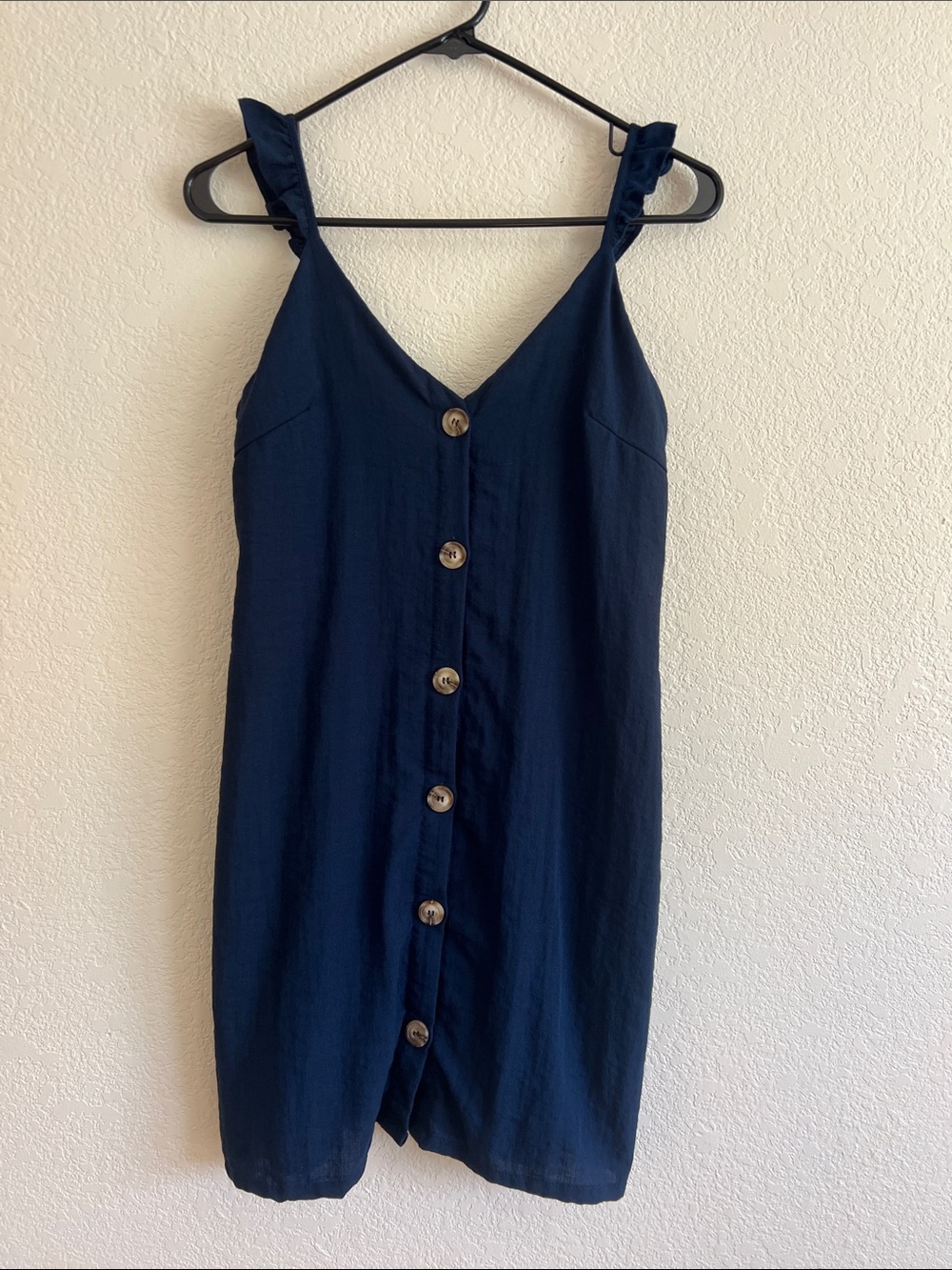 Le Lis Navy Blue Mini Dress